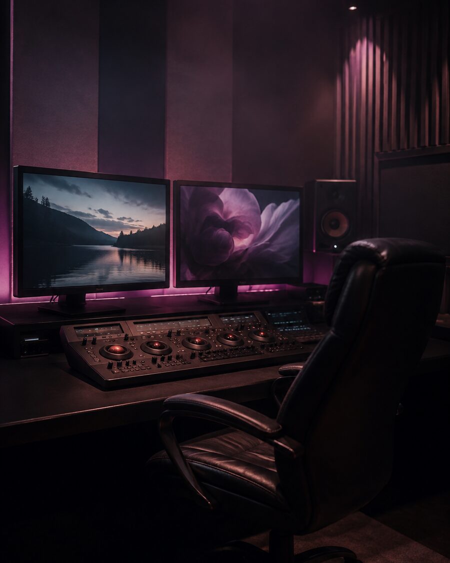 Colour-grading suite
