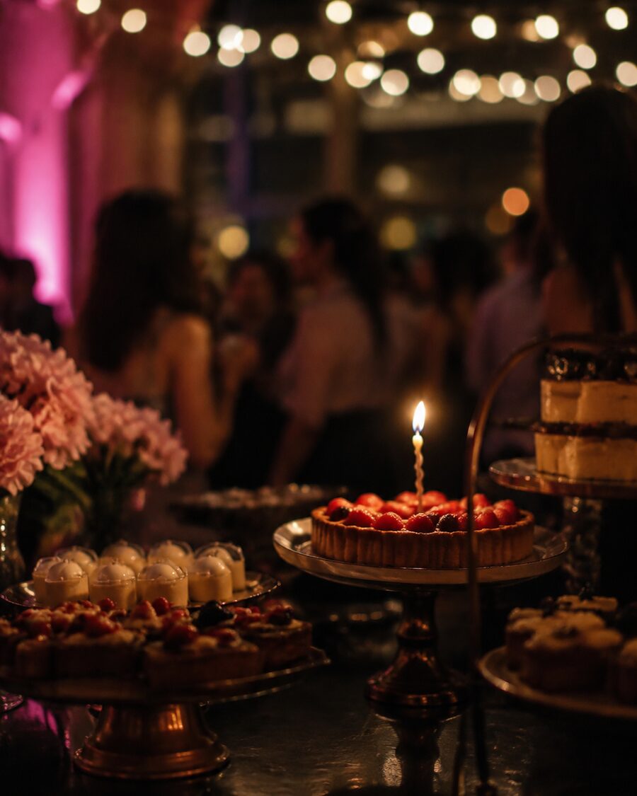 Event film, candlelight & string lights